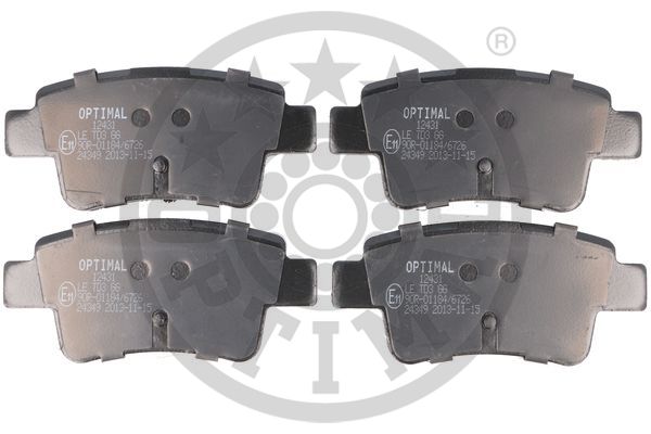 Klocki hamulcowe OPTIMAL BP-12431
