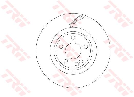 Tarcza hamulcowa TRW DF6867