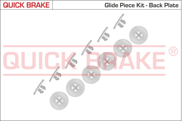 Zestaw dodatków do szczęk hamulcowych QUICK BRAKE 6858K