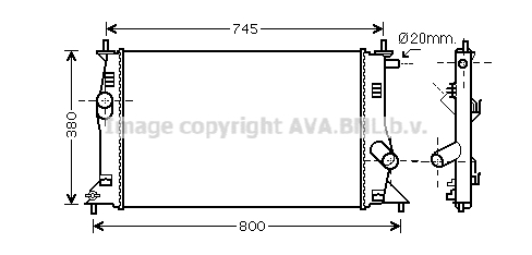 Chłodnica AVA QUALITY COOLING MZ2183