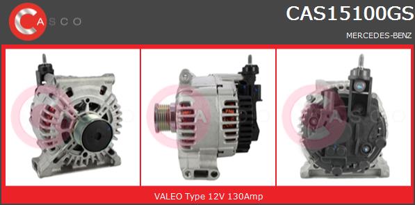 Rozrusznikoalternator CASCO CAS15100GS