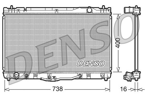 Chłodnica DENSO DRM50043