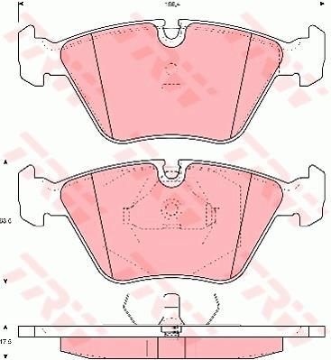 Klocki hamulcowe TRW GDB1064