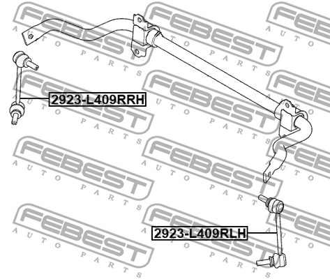 Łącznik stabilizatora FEBEST 2923-L409RLH