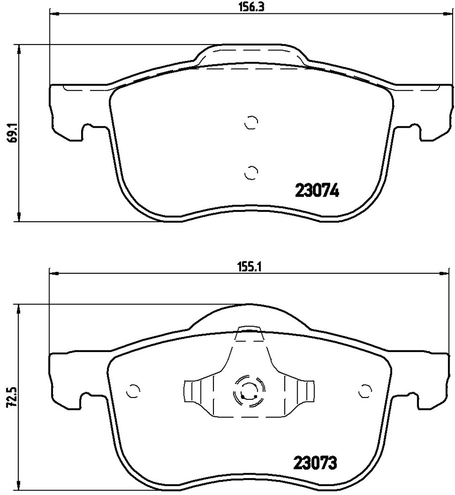 Klocki hamulcowe BREMBO P 86 016