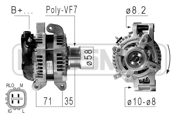Alternator ERA 210842A