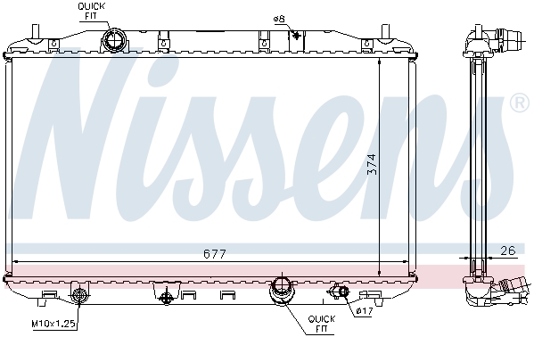 Chłodnica NISSENS 68135A