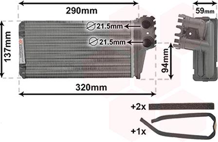 Nagrzewnica VAN WEZEL 40006227