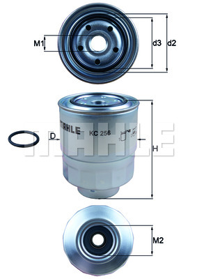 Filtr paliwa KNECHT KC 256D