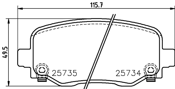 Klocki hamulcowe HELLA 8DB 355 024-701