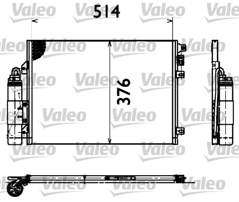 Skraplacz klimatyzacji VALEO 817428