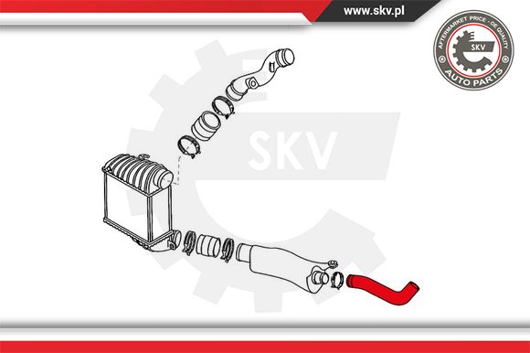 Przewód powietrza doładowującego ESEN SKV 24SKV732