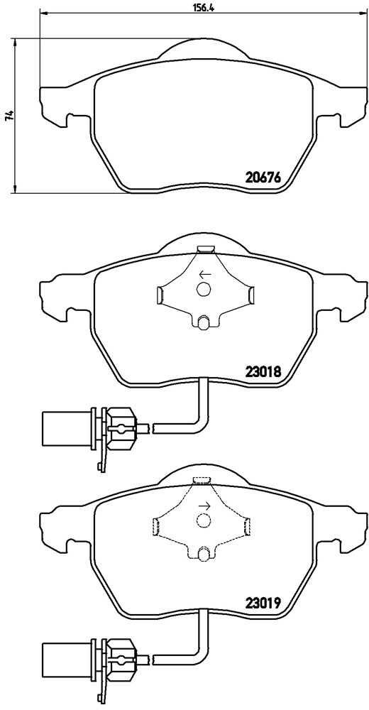 Klocki hamulcowe BREMBO P 85 085X