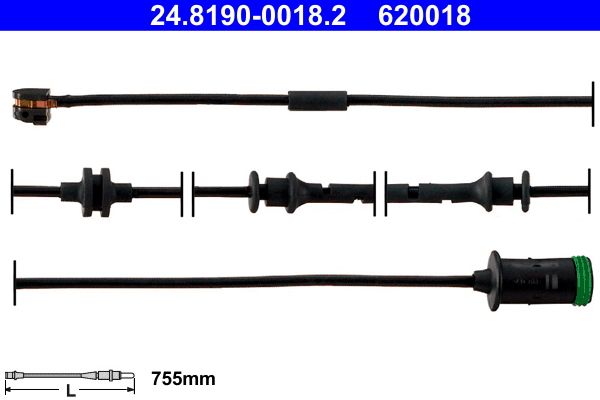 Czujnik zużycia klocków ATE 24.8190-0018.2