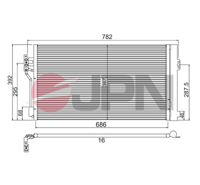 Skraplacz klimatyzacji JPN 60C9104-JPN