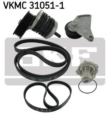 Zestaw paska osprzętu z pompą wody SKF VKMC 31051-1