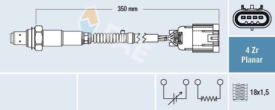 Sonda lambda FAE 77667