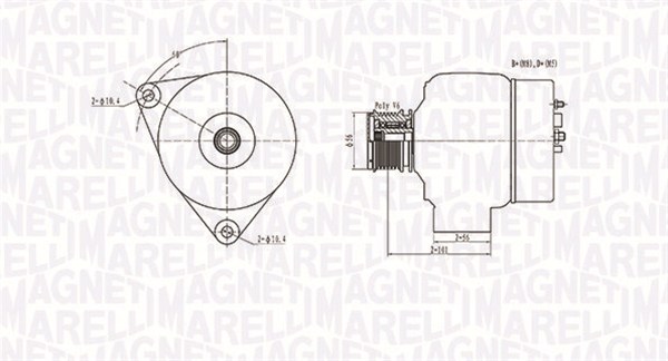 Alternator MAGNETI MARELLI 063731209010