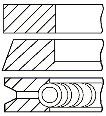 Pierścienie tłokowe GOETZE ENGINE 08-337300-00