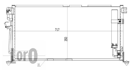 Skraplacz klimatyzacji ABAKUS 033-016-0011