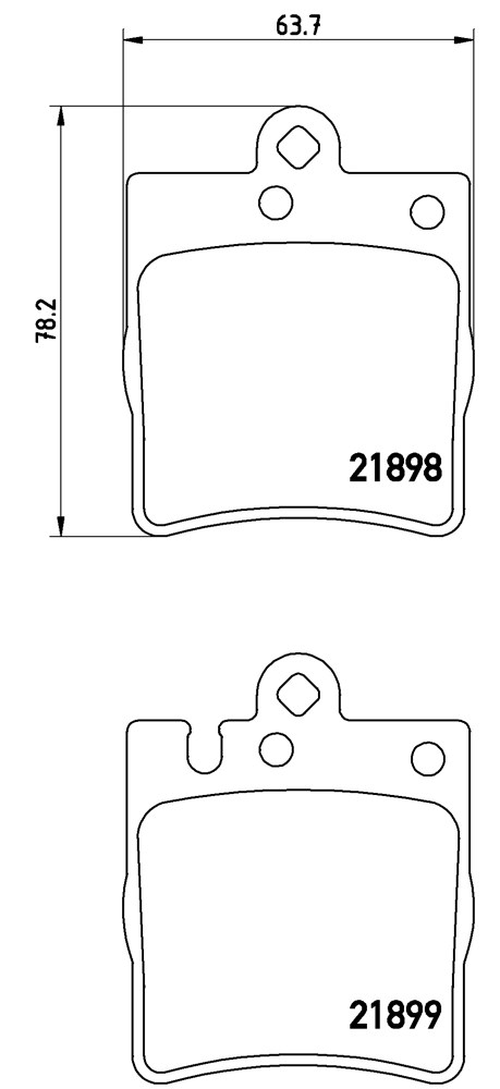 Klocki hamulcowe BREMBO P 50 033X