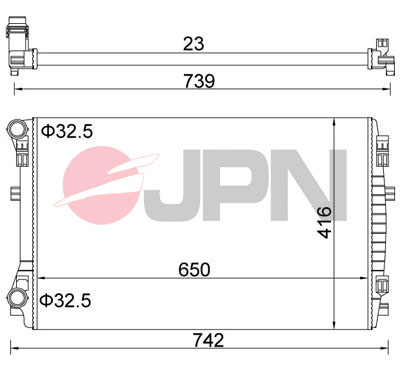Chłodnica JPN 60C9069-JPN