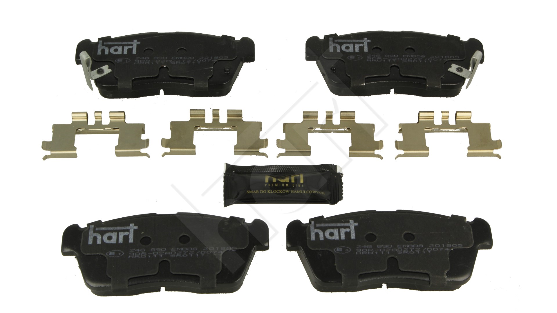 Klocki hamulcowe HART 248 890