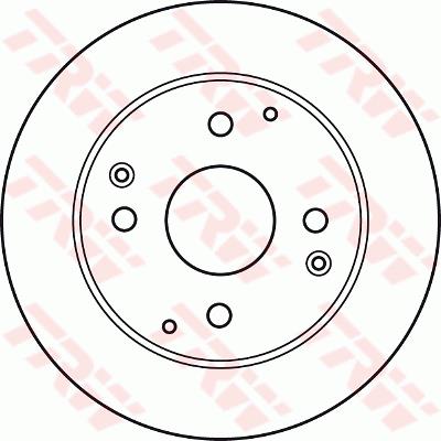 Tarcza hamulcowa TRW DF7249