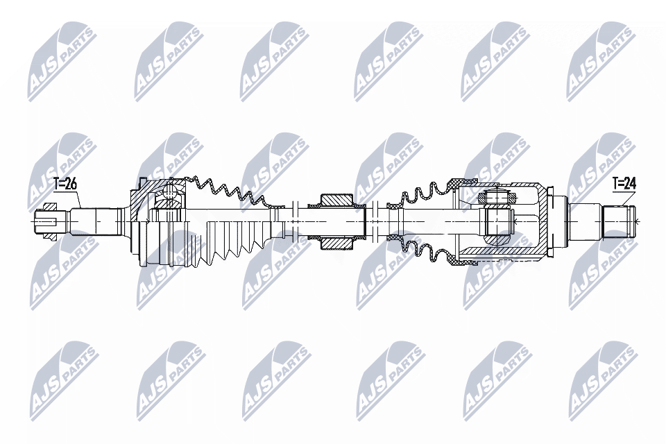 Wał napędowy NTY NPW-TY-189