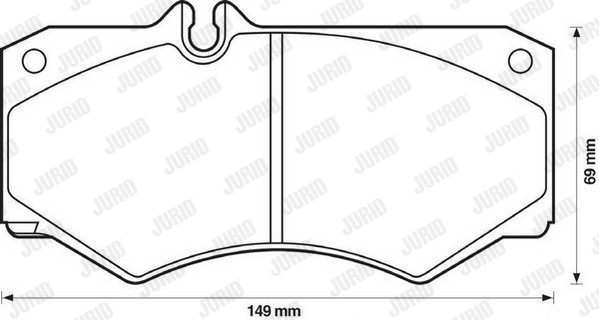 Klocki hamulcowe JURID 571272J
