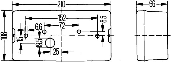 Lampa tylna zespolona HELLA 2VB 006 040-051