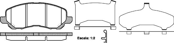 Klocki hamulcowe REMSA 0804.31