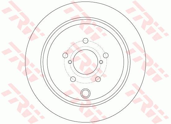 Tarcza hamulcowa TRW DF6306