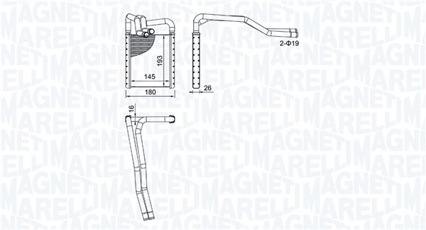Nagrzewnica MAGNETI MARELLI 350218508000