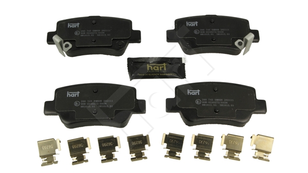 Klocki hamulcowe HART 260 745