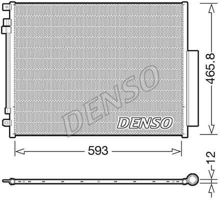 Skraplacz klimatyzacji DENSO DCN01005