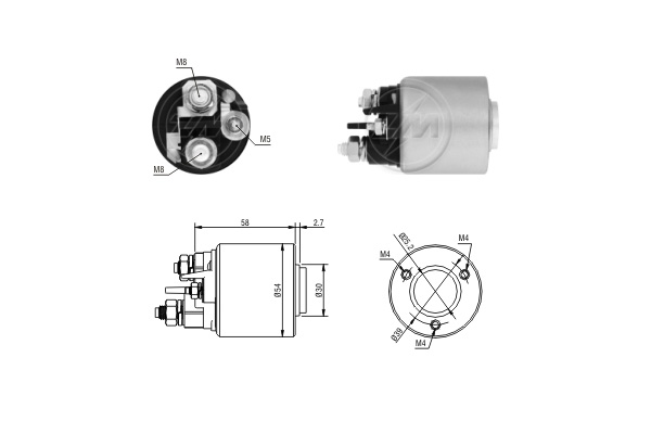Elektromagnes rozrusznika ERA ZM3494