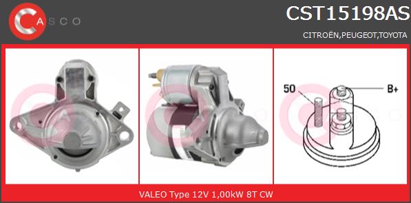 Rozrusznik CASCO CST15198AS