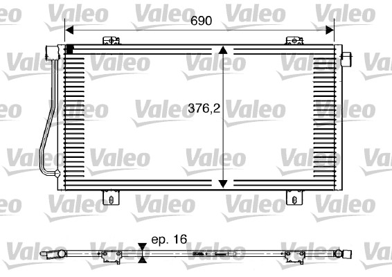 Skraplacz klimatyzacji VALEO 817742