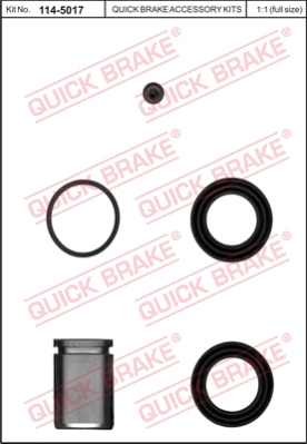 Zestaw naprawczy zacisku hamulcowego QUICK BRAKE 114-5017