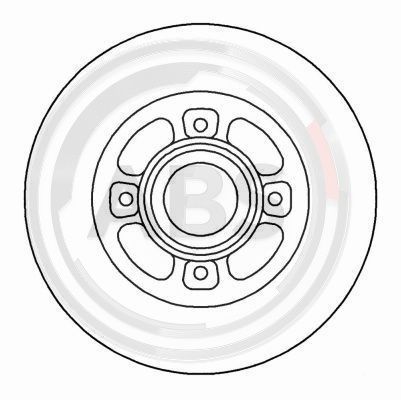 Tarcza hamulcowa A.B.S. 16151