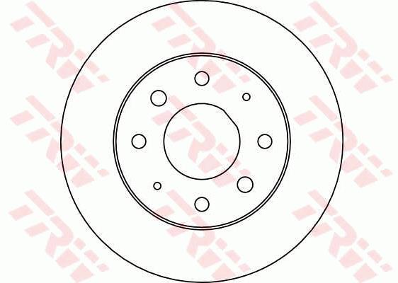 Tarcza hamulcowa TRW DF4032
