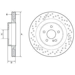 Tarcza hamulcowa DELPHI BG9211C