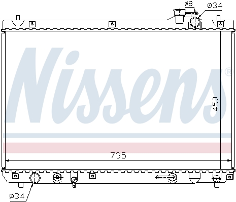 Chłodnica NISSENS 64766