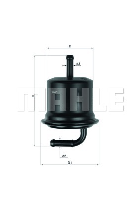 Filtr paliwa MAHLE KL 578