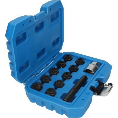 Zestaw narzędzi do wypinania, zabezpieczenia śrub kół KS TOOLS BT691210