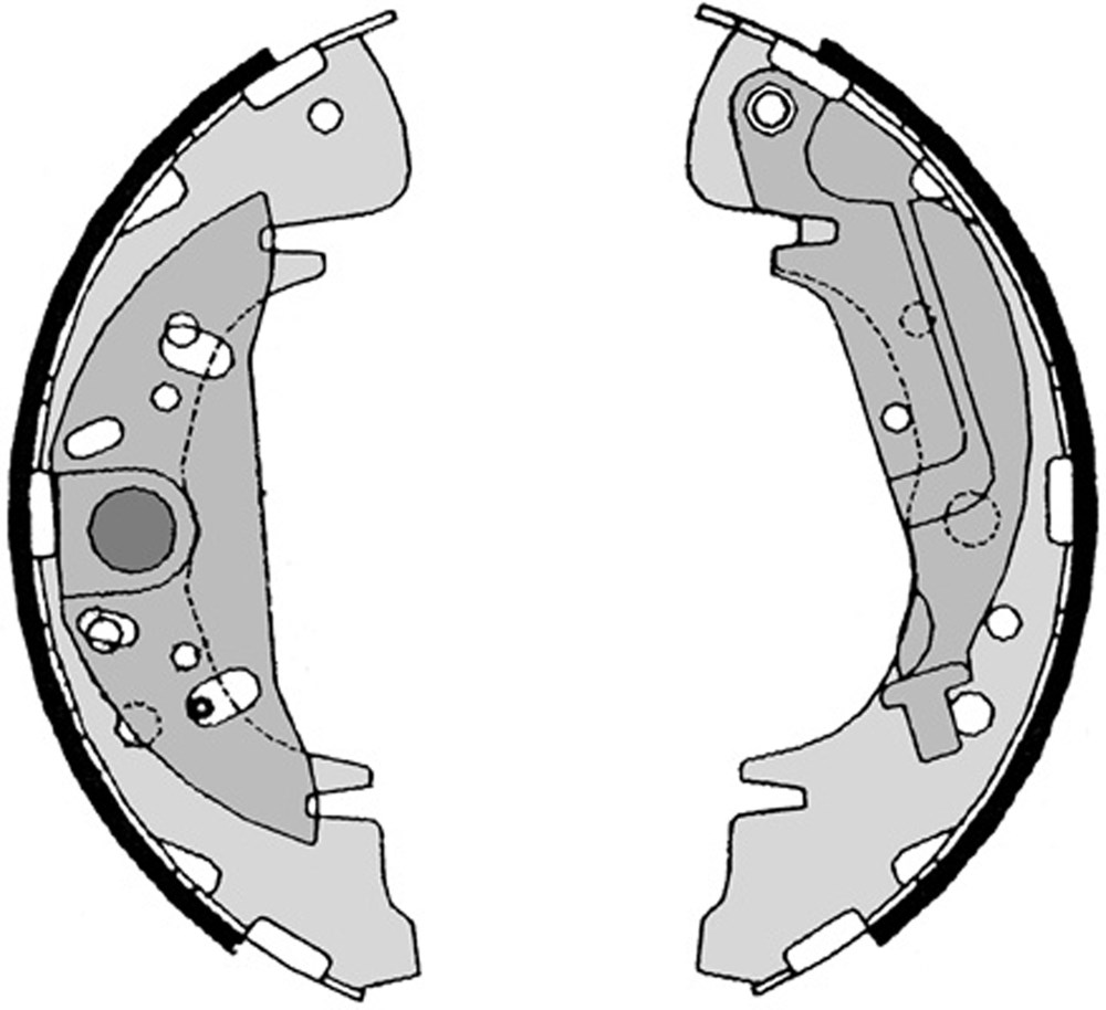 Szczęki hamulcowe BREMBO S 11 504