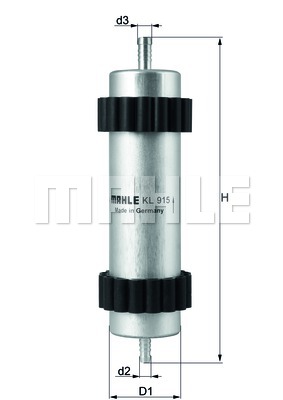 Filtr paliwa KNECHT KL 915