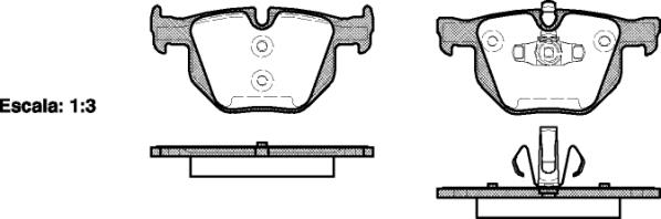 Klocki hamulcowe REMSA 0381.70