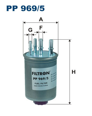 Filtr paliwa FILTRON PP969/5